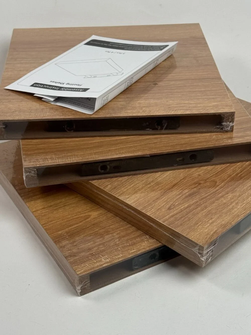 Floating Shelves 12 Inch Square With Invisible Brackets Small Wall Shelf 4 PCS F